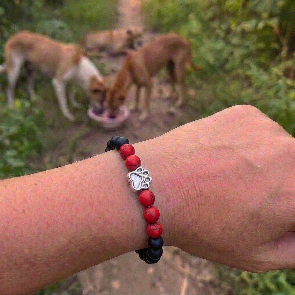 Armband – Zwarte vlam