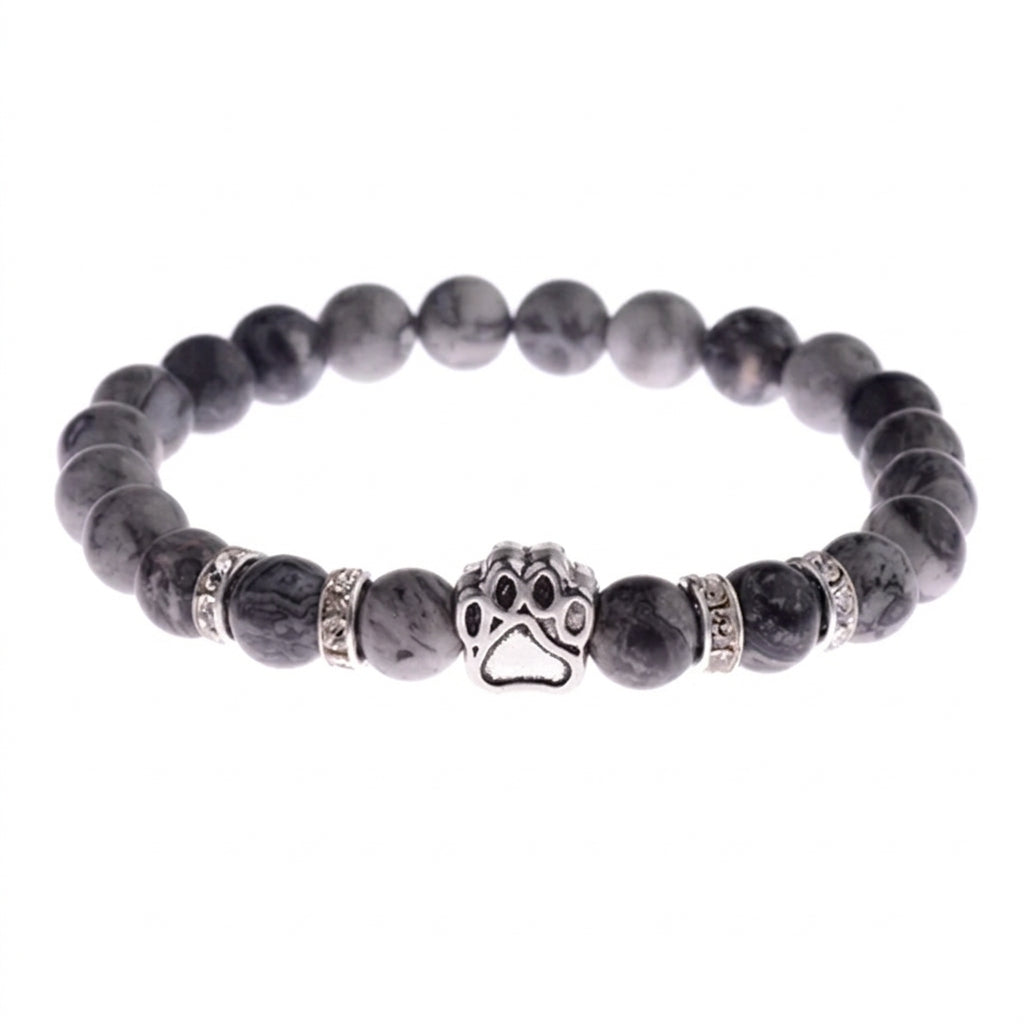 Armband – Grijs marmer