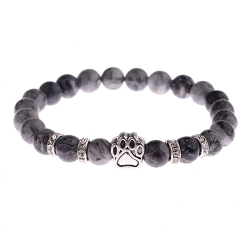 Armband – Grijs marmer