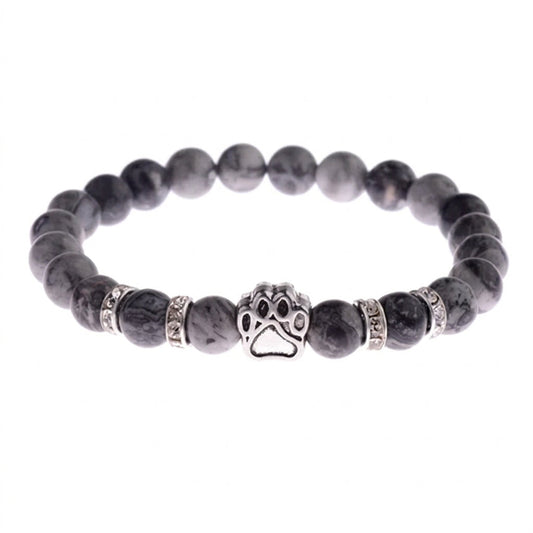 Armband – Grijs marmer